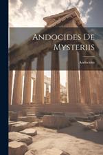 Andocides De Mysteriis
