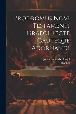 Prodromus Novi Testamenti Graeci Recte Cauteque Adornandi - Johannes (Chrysostomus) - cover