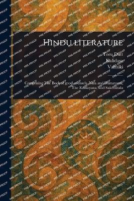 Hindu Literature - Toru Dutt,Kalidasa,Valmiki - cover