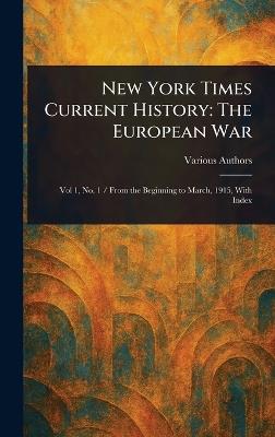New York Times Current History: The European War - Various - cover