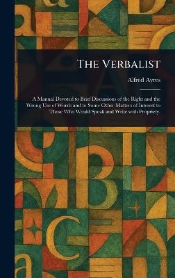 The Verbalist - Alfred Ayres - cover