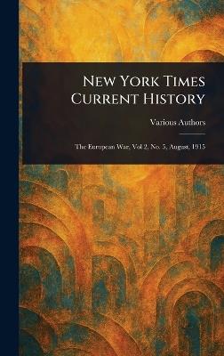 New York Times Current History - Various - cover