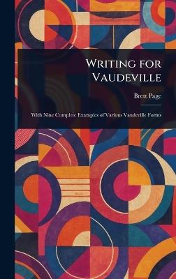 Writing for Vaudeville - Brett Page - cover