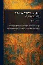 A New Voyage to Carolina