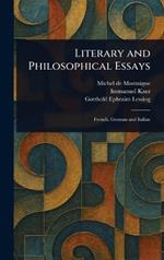 Literary and Philosophical Essays