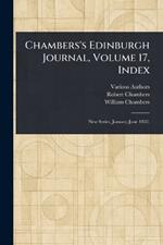 Chambers's Edinburgh Journal, Volume 17, Index