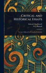Critical and Historical Essays