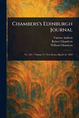 Chambers's Edinburgh Journal - Various,Robert Chambers,William Chambers - cover