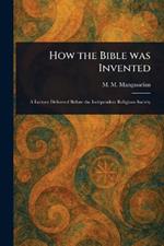 How the Bible Was Invented