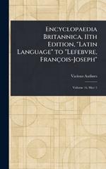 Encyclopaedia Britannica, 11th Edition, 