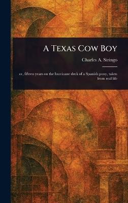 A Texas Cow Boy - Charles A Siringo - cover
