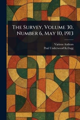 The Survey, Volume 30, Number 6, May 10, 1913 - Various,Paul Underwood Kellogg - cover