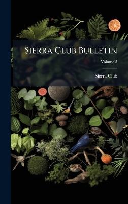 Sierra Club Bulletin - cover