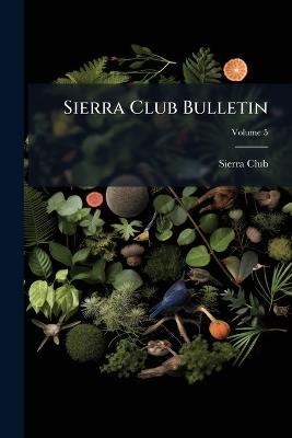 Sierra Club Bulletin - cover