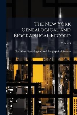 The New York Genealogical and Biographical Record - cover
