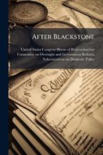 After Blackstone