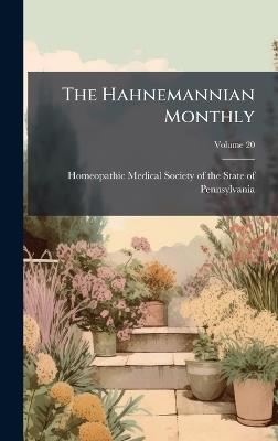 The Hahnemannian Monthly - cover