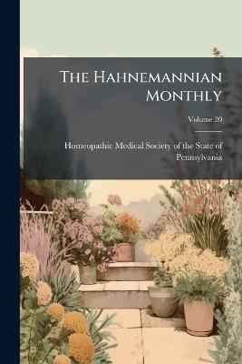 The Hahnemannian Monthly - cover