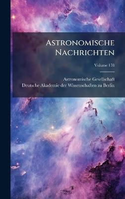 Astronomische Nachrichten - Astronomische Gesellschaft (Germany) - cover