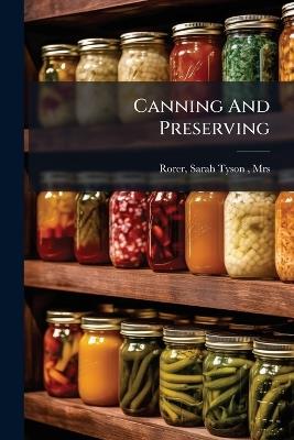 Canning And Preserving - cover