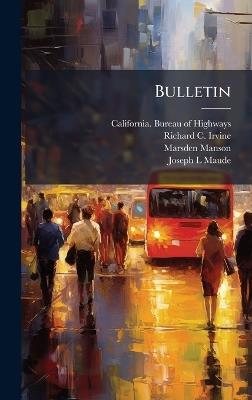 Bulletin - Marsden Manson - cover