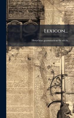 Lexicon... - cover