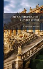 Die Corruption in Oesterreich.