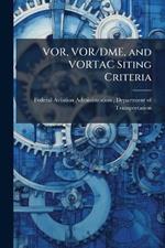 VOR, VOR/DME, and VORTAC Siting Criteria