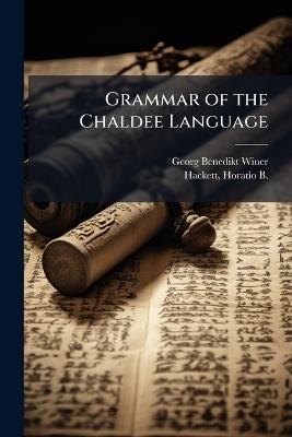 Grammar of the Chaldee Language - Georg Benedikt 1789-1858 Winer - cover