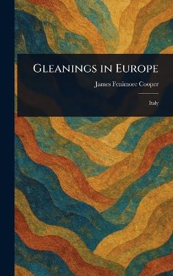 Gleanings in Europe - James Fenimore Cooper - cover