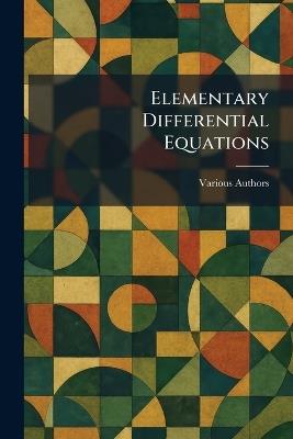 Elementary Differential Equations - cover