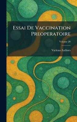 Essai De Vaccination Preoperatoire - cover