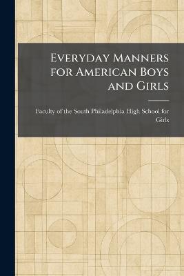 Everyday Manners for American Boys and Girls - cover