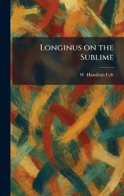 Longinus on the Sublime - W Hamilton Fyfe - cover