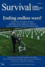 Survival June-July 2021: Ending Endless Wars?
