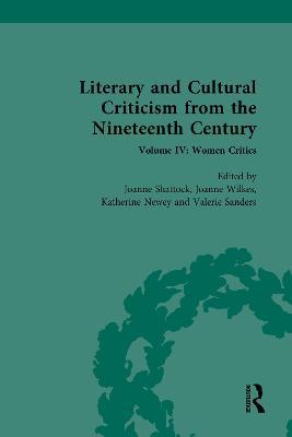 Literary and Cultural Criticism from the Nineteenth Century: Volume IV: Women Critics - cover