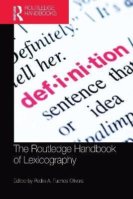 The Routledge Handbook of Lexicography - cover