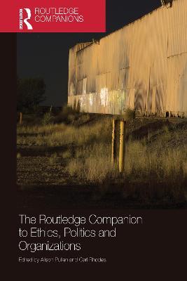 The Routledge Companion to Ethics, Politics and Organizations - cover