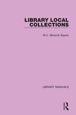 Library Local Collections - W.C. Berwick Sayers - cover