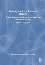 Writing Empirical Research Reports: A Basic Guide for Students of the Social and Behavioral Sciences