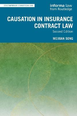 Causation in Insurance Contract Law - Meixian Song - cover