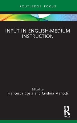 Input in English-Medium Instruction - cover