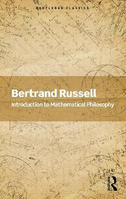 Introduction to Mathematical Philosophy - Bertrand Russell - cover