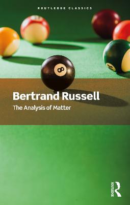 The Analysis of Matter - Bertrand Russell - cover