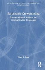 Sustainable Crowdfunding: Research-Based Analysis for Communication Campaigns