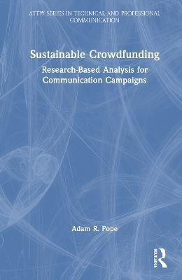 Sustainable Crowdfunding: Research-Based Analysis for Communication Campaigns - Adam Pope - cover