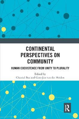 Continental Perspectives on Community: Human Coexistence from Unity to Plurality - cover