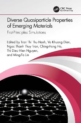 Diverse Quasiparticle Properties of Emerging Materials: First-Principles Simulations - cover