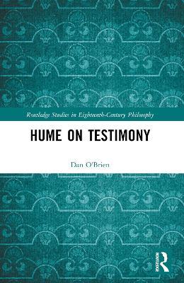 Hume on Testimony - Dan O'Brien - cover