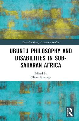 Ubuntu Philosophy and Disabilities in Sub-Saharan Africa - cover